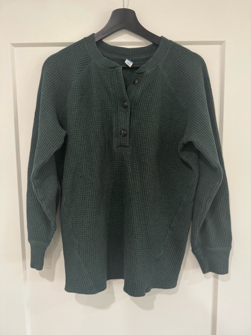 Old Navy Maternity Olive Green Ribbed Henley Cardigan